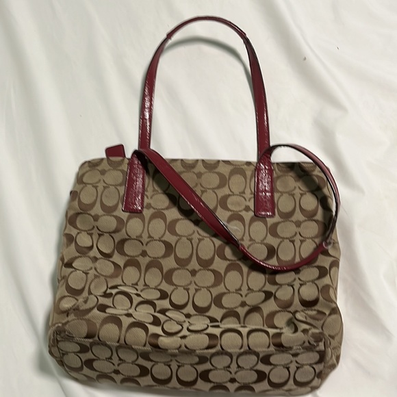 Coach bag | Coach signature python stripe in raspberry - Picture 4 of 17
